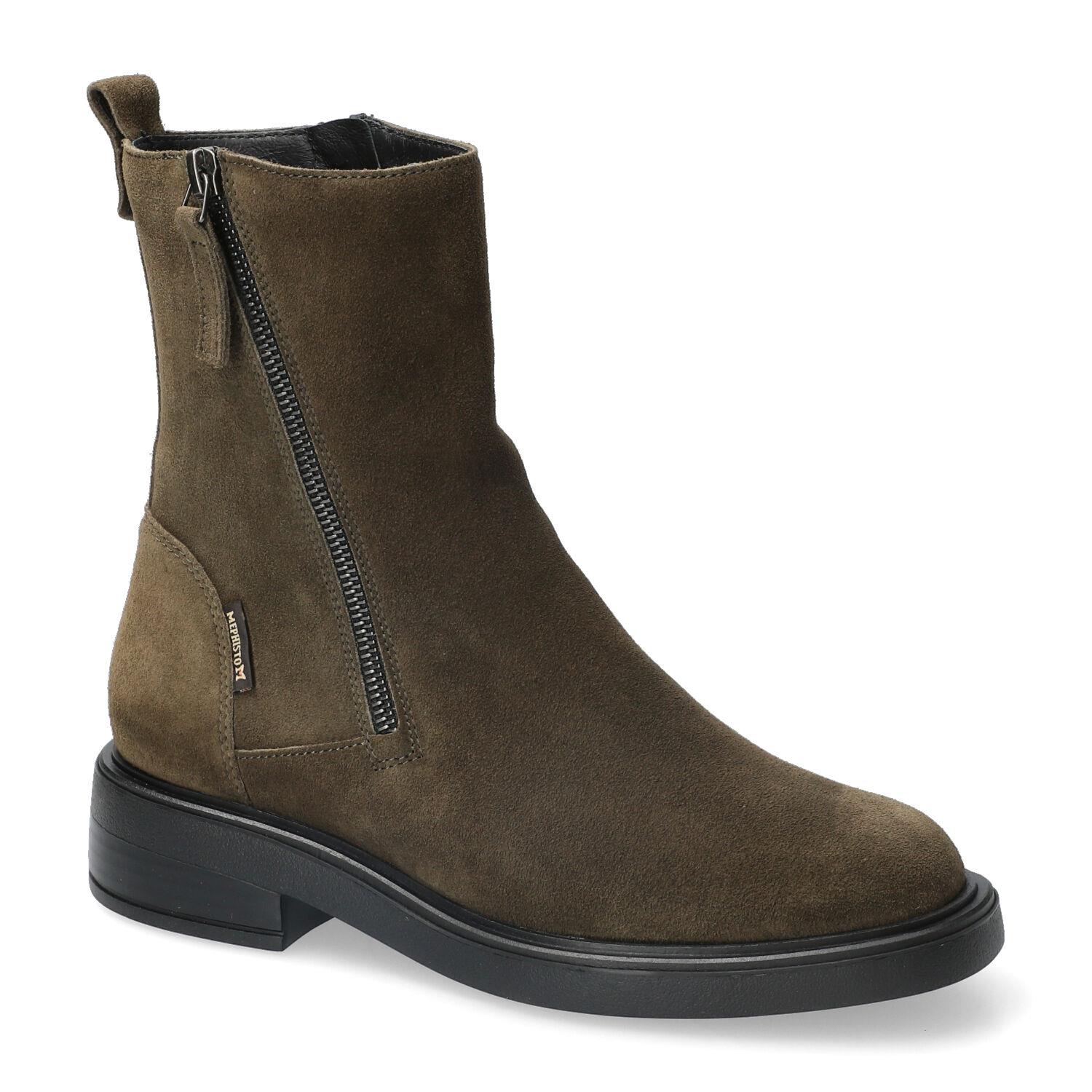 bottines femme modèle Pryska vert moss - Mephisto